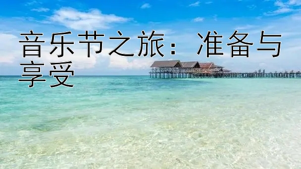 音乐节之旅：准备与享受