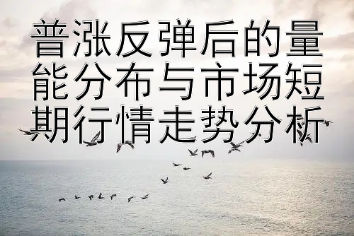 普涨反弹后的量能分布与市场短期行情走势分析