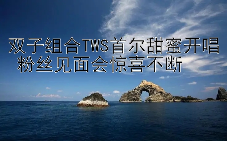 双子组合TWS首尔甜蜜开唱 粉丝见面会惊喜不断